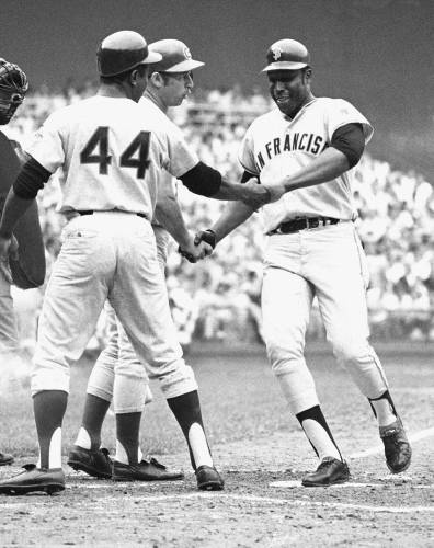 Willie McCovey, Billy Williams, Hank Aaron